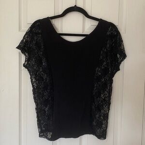 Black Lace Top